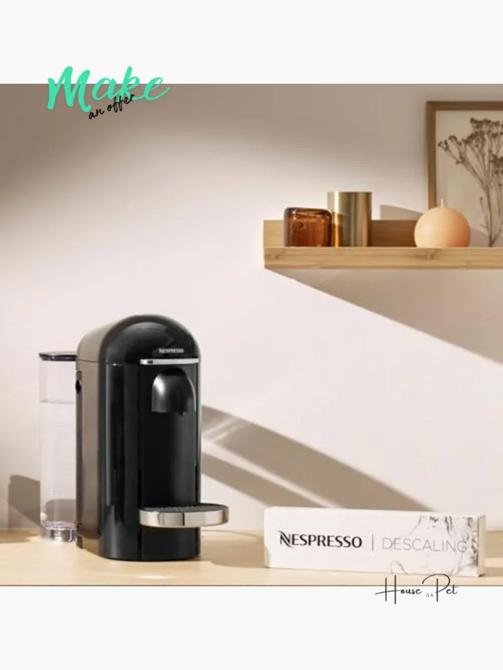 Descaling Kit Solution Compatible with Nespresso Machines 2 Pack